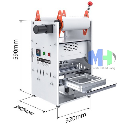 Máy dán miệng hộp vuông thủ công