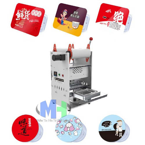 Máy dán miệng hộp vuông thủ công