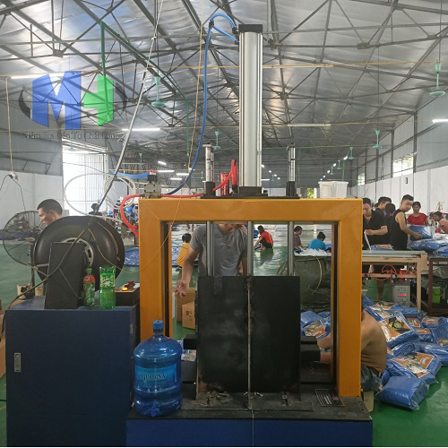 Máy đai ép kiện nén khí