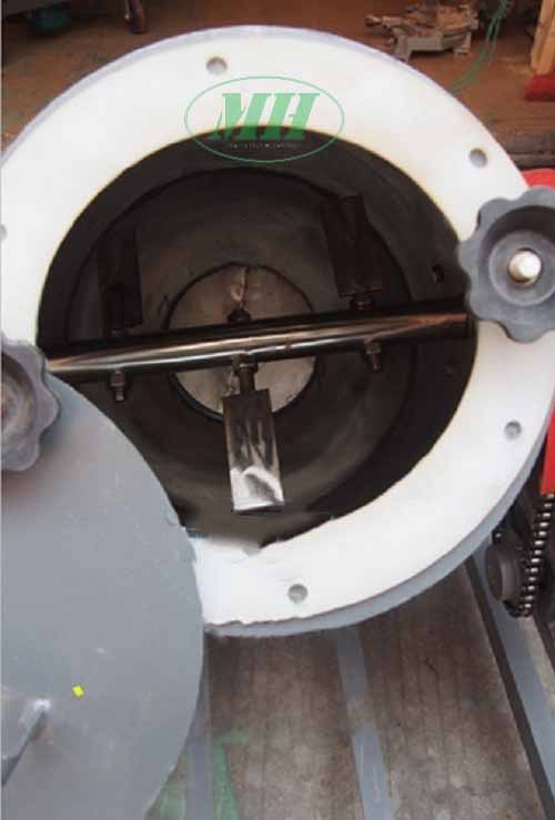 cấu tạo máy trộn bột trống