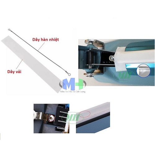 Dây vải máy hàn miệng túi 