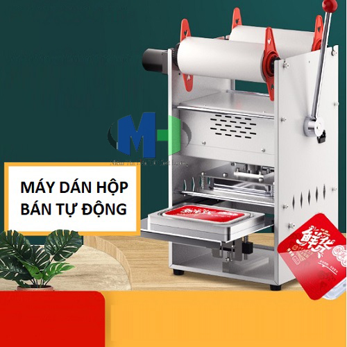 Máy dán miệng hộp vuông thủ công