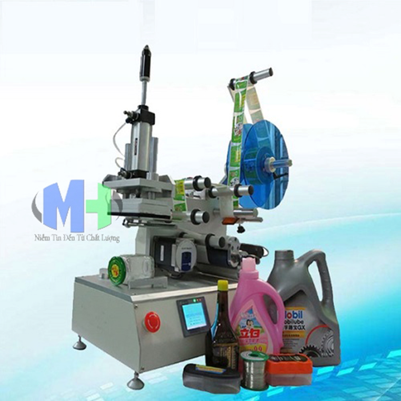 Máy dán nhãn chai vuông bán tự động