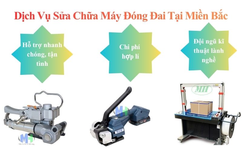 Dịch vụ sửa chữa máy đóng đai tại miền Bắc