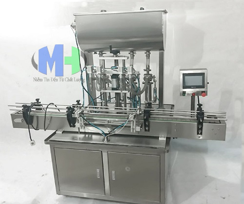 Máy Chiết Rót 4 Vòi Tự Động Bồn Chứa Trên (MHCR-A16)