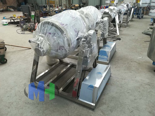 Máy Trộn Bột Dạng Trống Inox 50 Kg (MHLB-B28)
