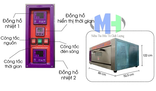 Lò Nướng Bánh Southstar 1 Tầng 2 Khay (MHTP-AC01)