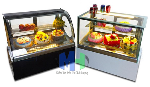 Tủ Bánh Kem 2 Tầng Mini Kính Thẳng (MHTB-A18)