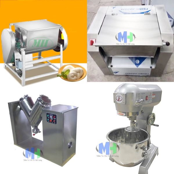 Các loại máy trộn bột: 3 dòng máy chính