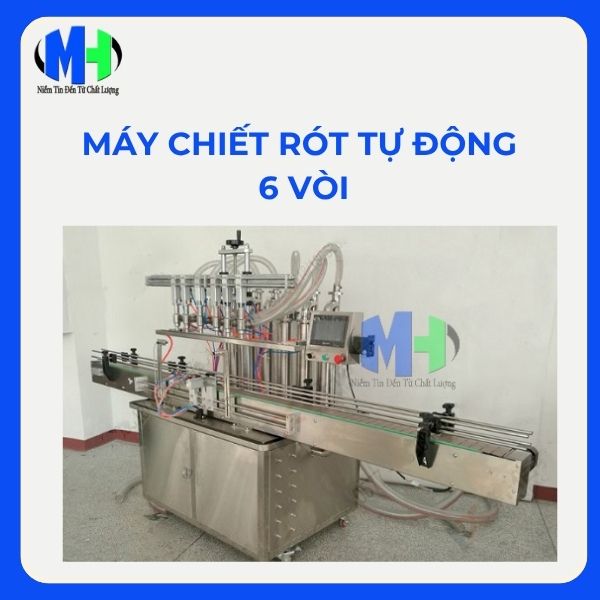 Cấu tạo máy chiết rót tự động