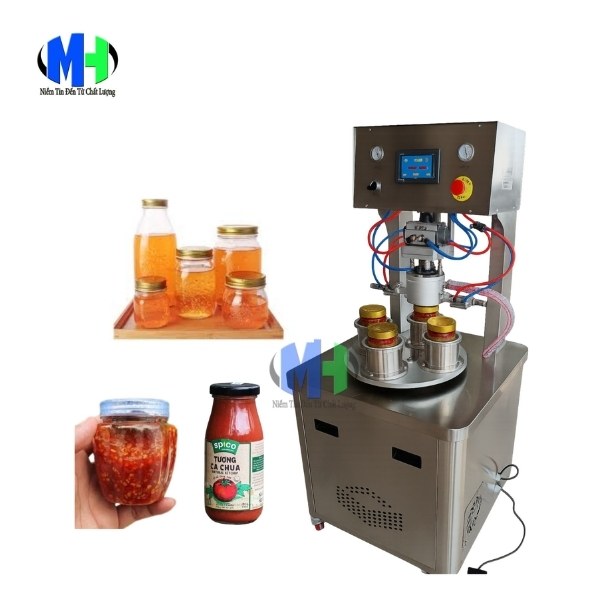 máy chiết rót và đóng nắp chai